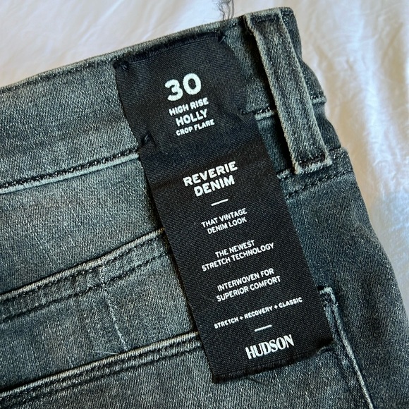 NWT: HUDSON High Rise HOLLY Crop Flare Denim sz30 - Picture 7 of 11